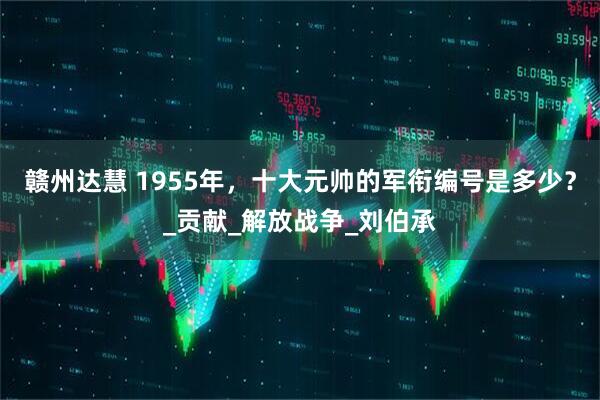 赣州达慧 1955年，十大元帅的军衔编号是多少？_贡献_解放战争_刘伯承