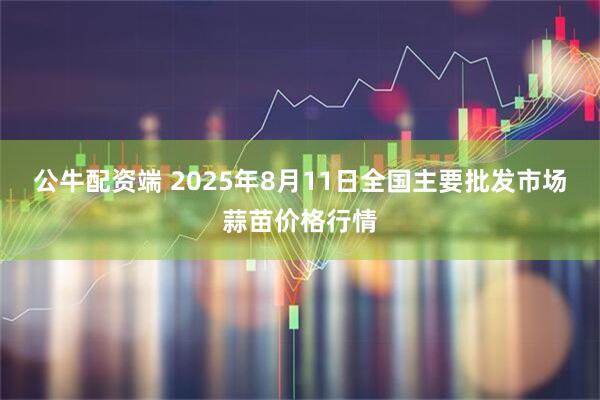 公牛配资端 2025年8月11日全国主要批发市场蒜苗价格行情