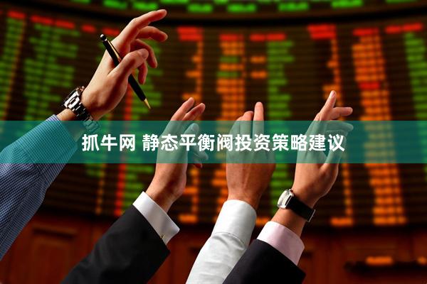 抓牛网 静态平衡阀投资策略建议