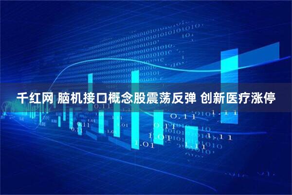 千红网 脑机接口概念股震荡反弹 创新医疗涨停